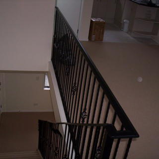 Wrought iron balustrade