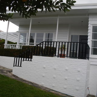 Wrought iron balustrade