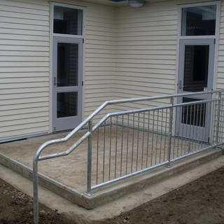 Wrought iron balustrade